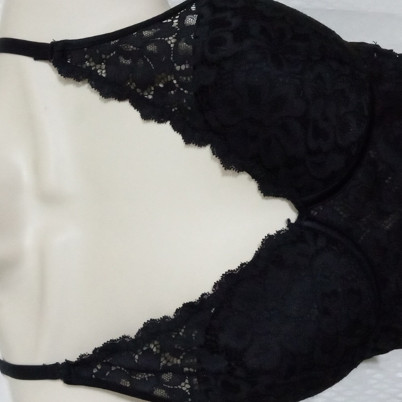 Maidenform Women's Bra 34C, Black, Pre-owned - Picture 3 of 5